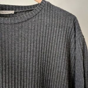 Zara tshirt sweater dress